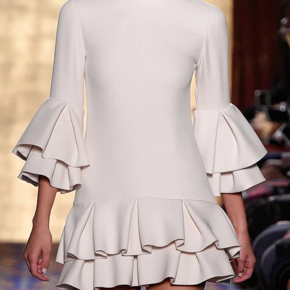Elegant Turtleneck Mini Dress. New. With tag.
